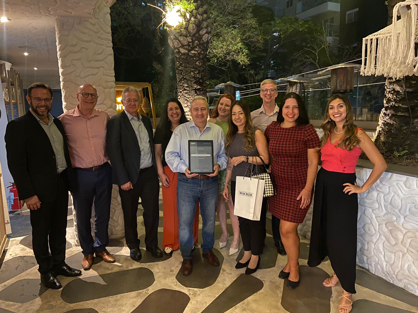 Wacker Platinum Award: Premiação da WACKER à Focus Química